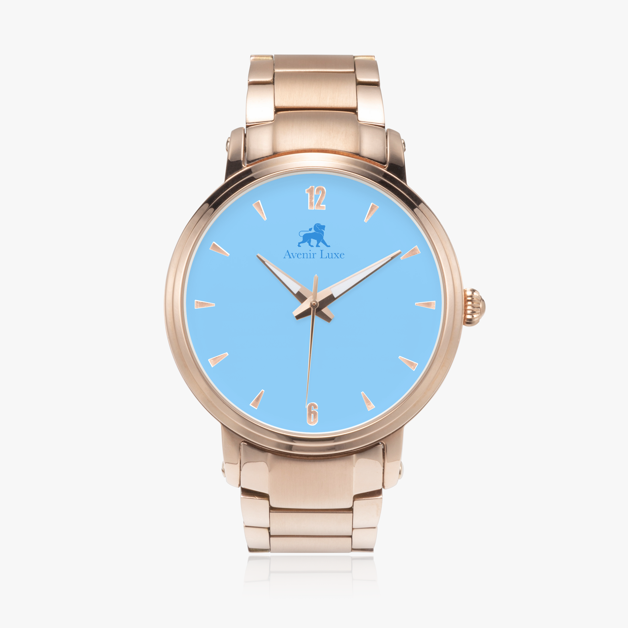 Steel Strap Matte Print Automatic Watch 