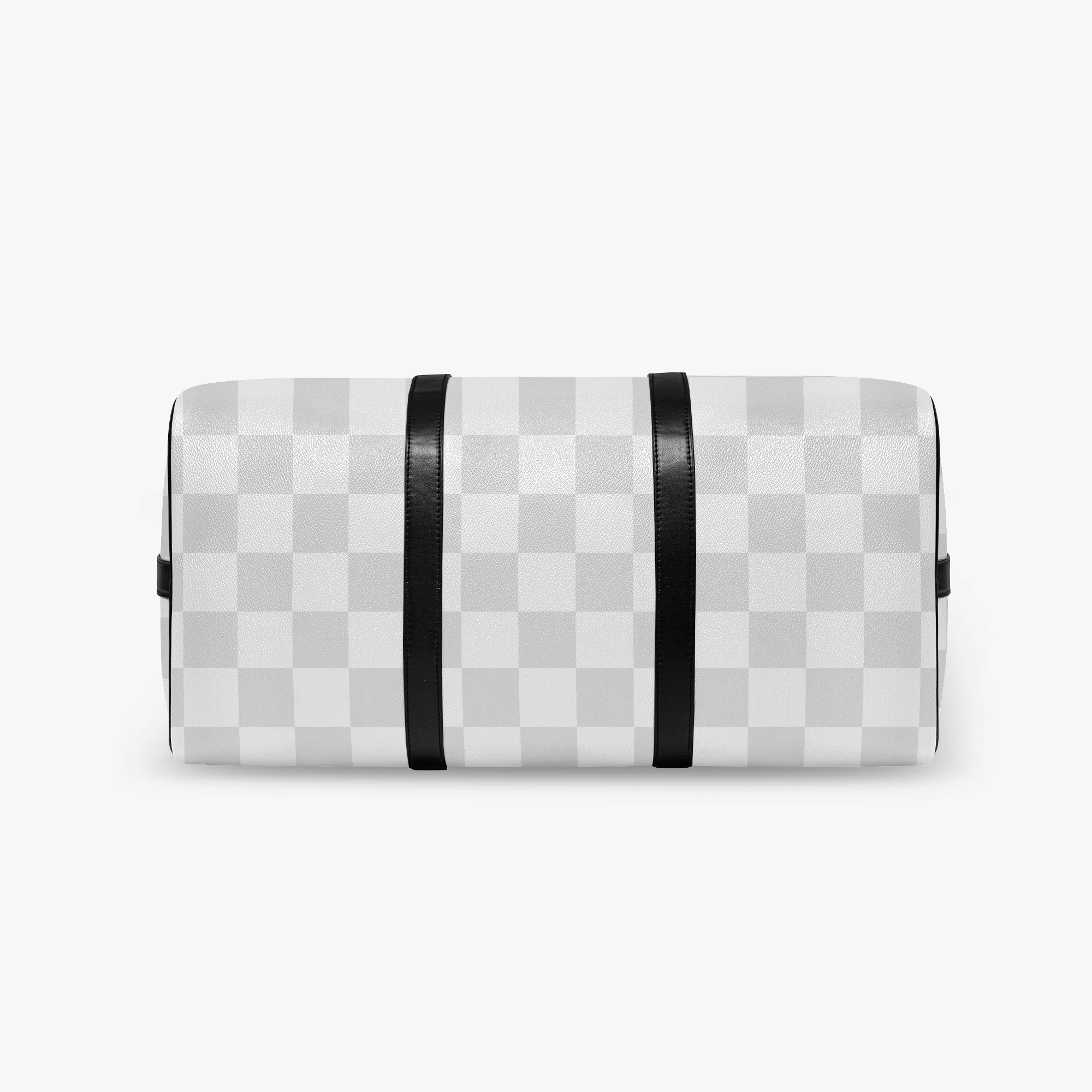 Travel Duffle Bag - Square Monogram White