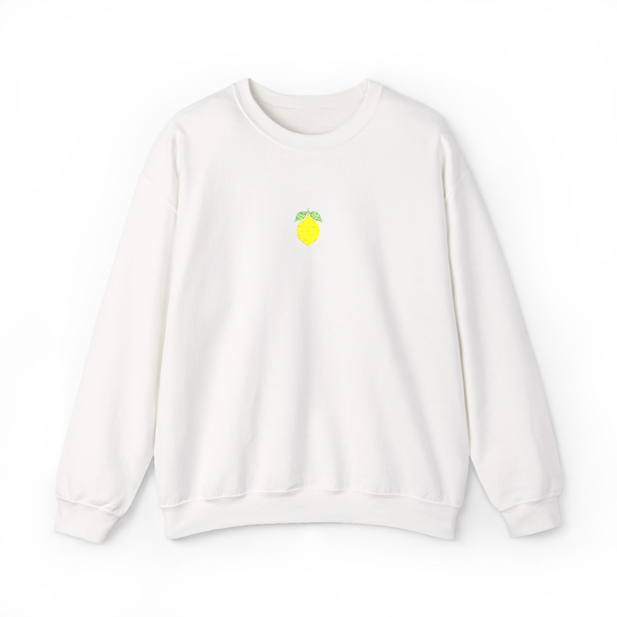 Embroidered Lemon Sweatshirt - Unisex