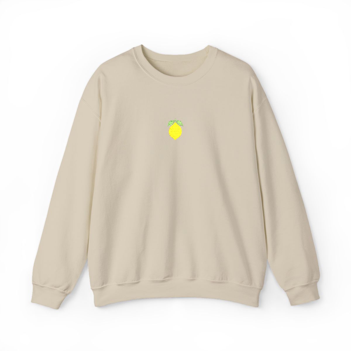 Embroidered Lemon Sweatshirt - Unisex