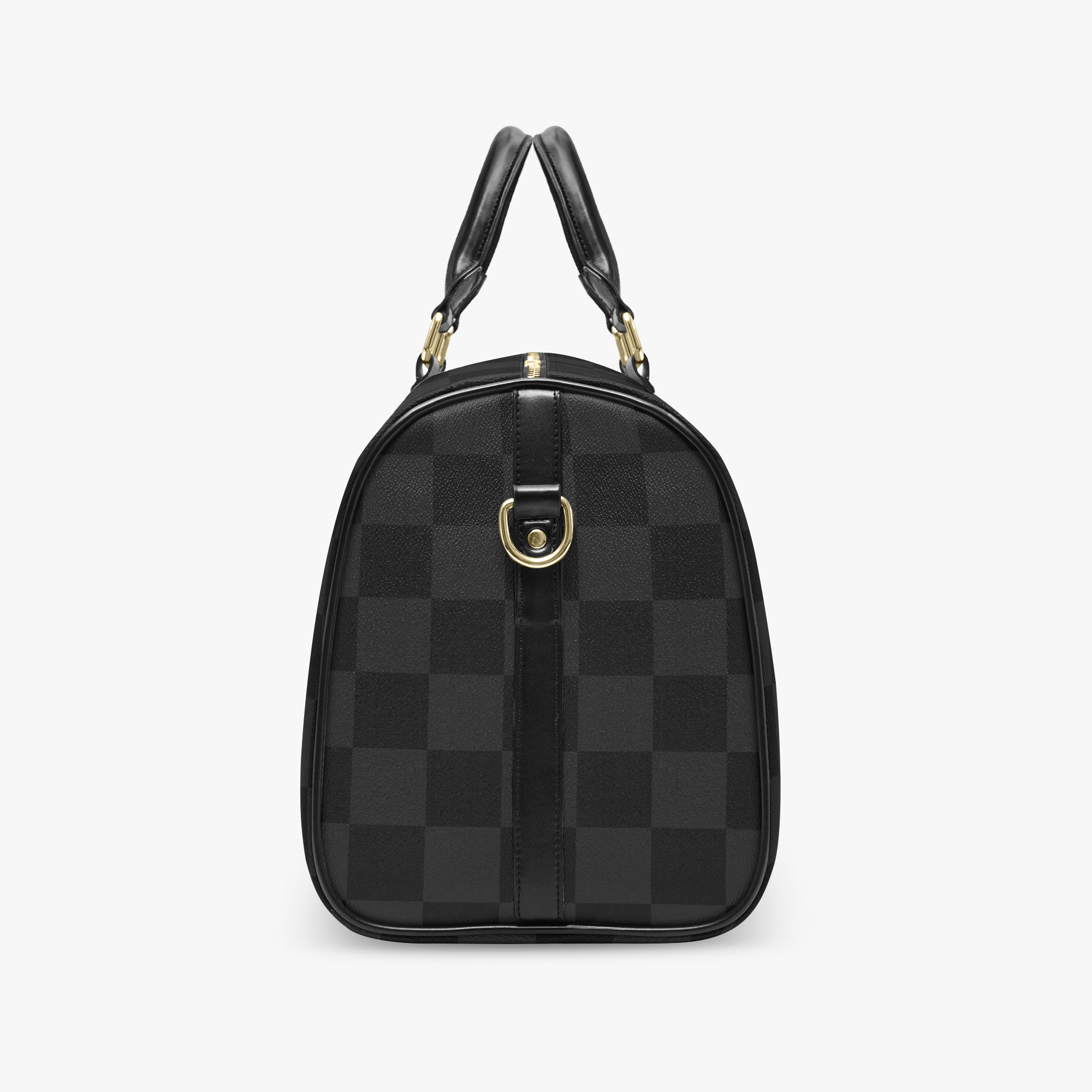Travel Duffle Bag - Square Monogram Black