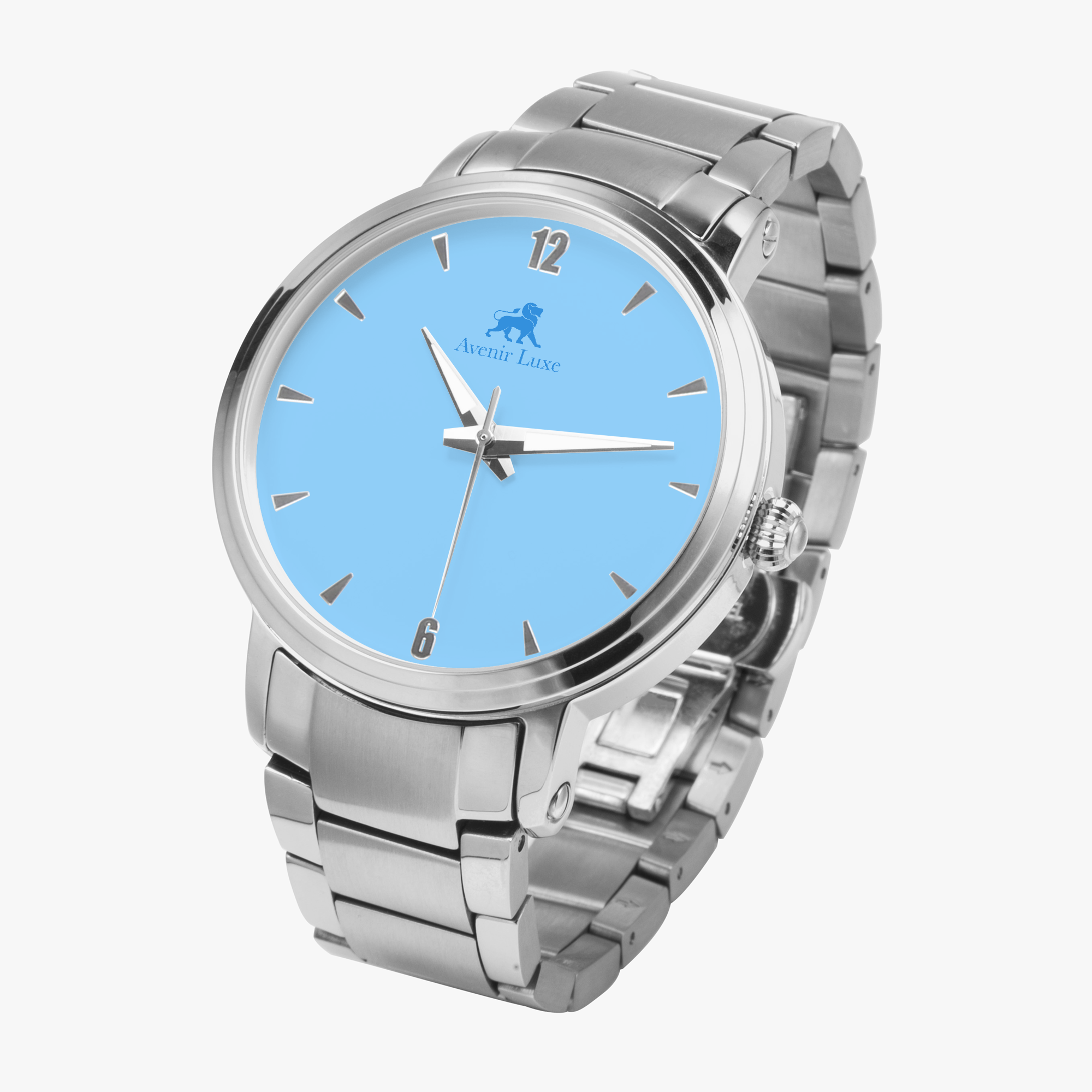 Steel Strap Matte Print Automatic Watch 