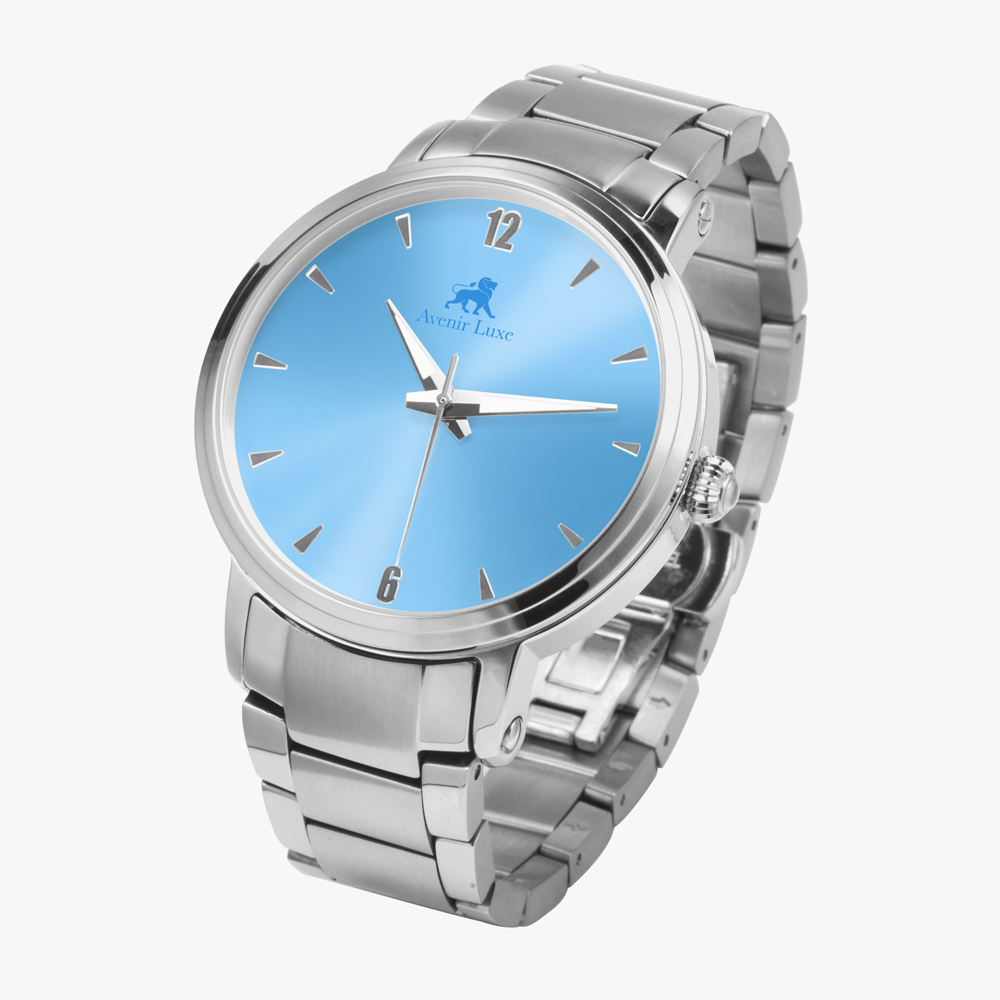 Steel Strap Gloss Print Automatic Watch 