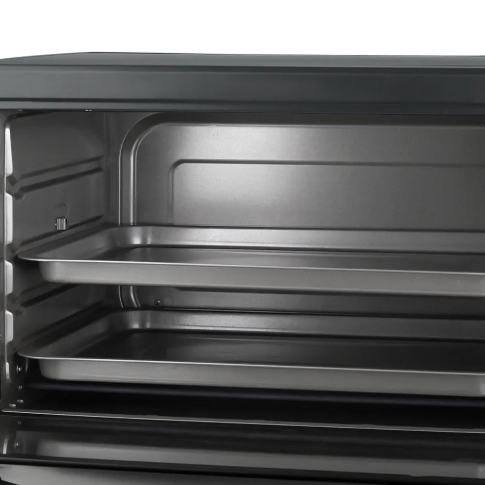 68L Multifunktions-Hausbackofen in Schwarz