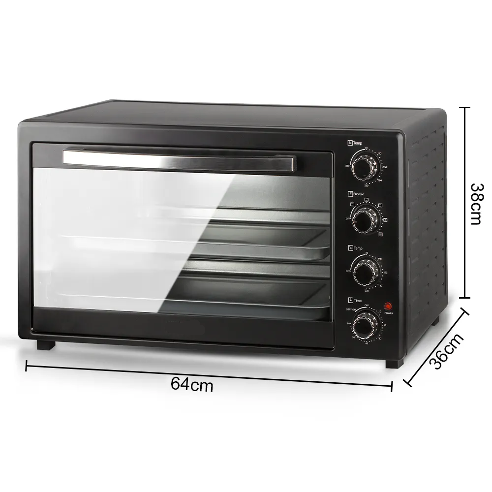 68L Multifunctional Household Oven in Black