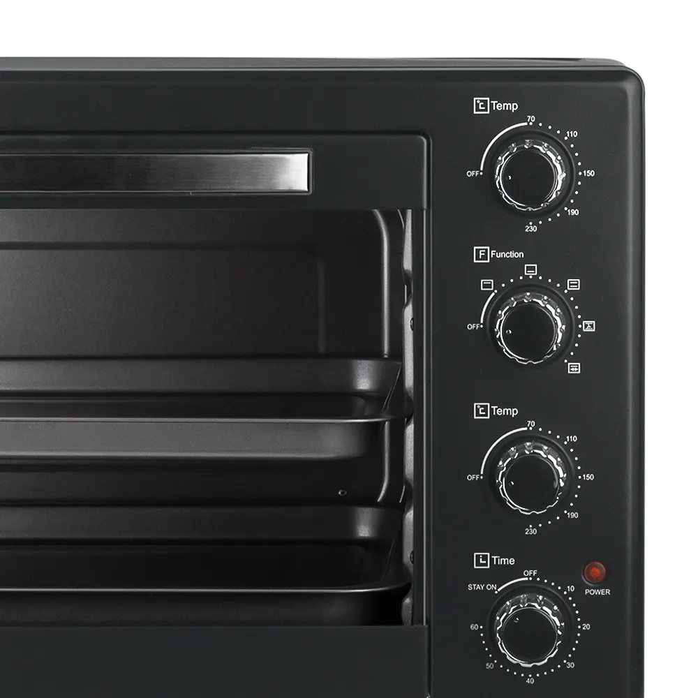 68L Multifunctional Household Oven in Black