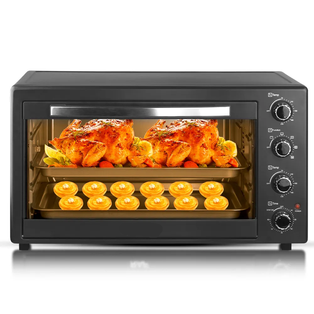 68L Multifunctional Household Oven in Black