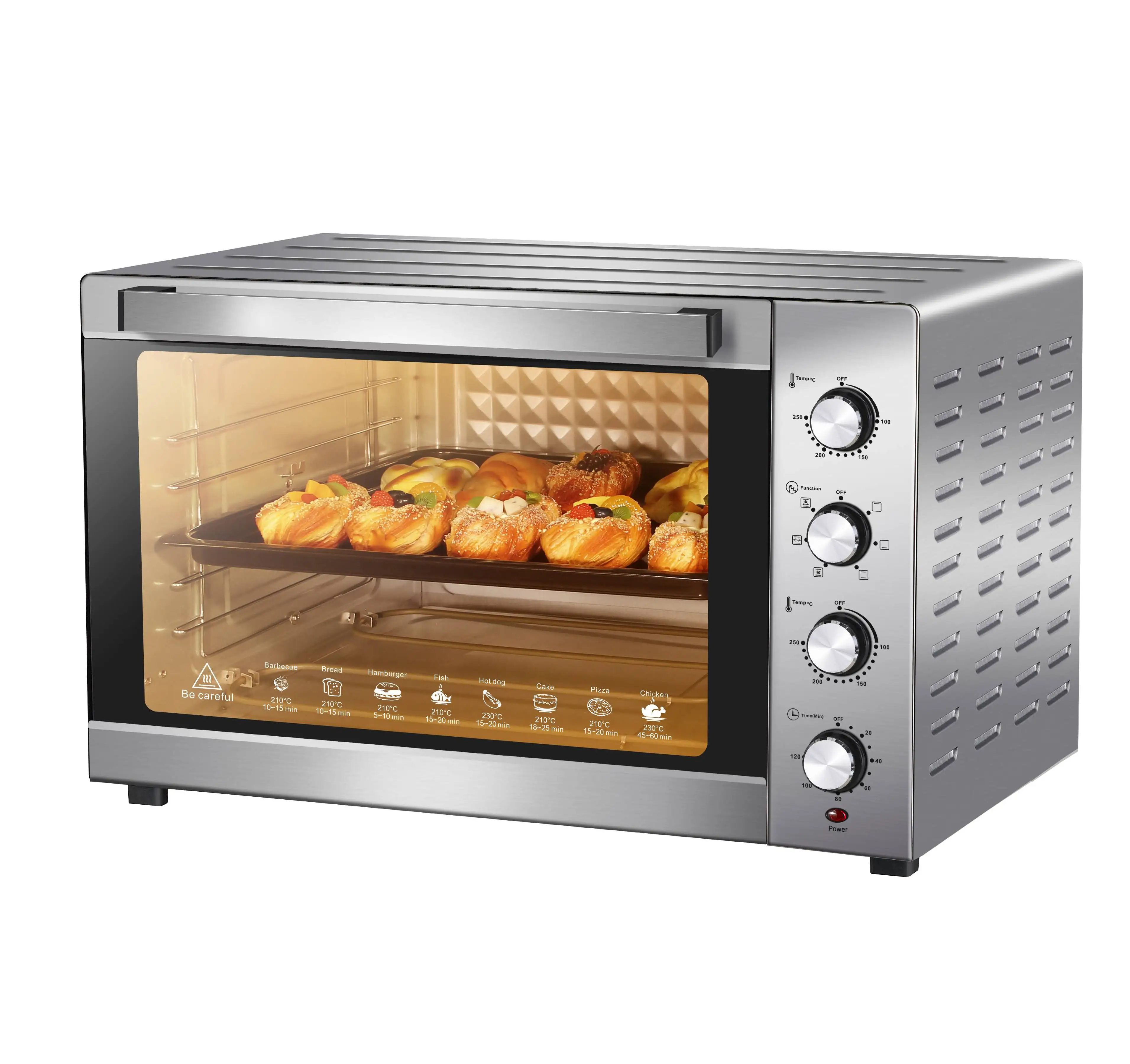 Large Capacity Stainless Steel Oven 2000W with 48L