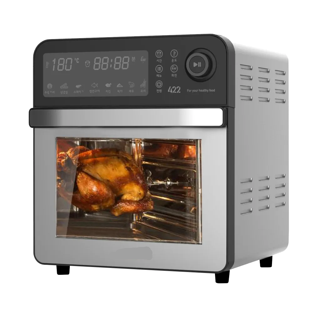 14L Multifunktionale Heißluftfritteuse mit 3 Ebenen und Drehknopf