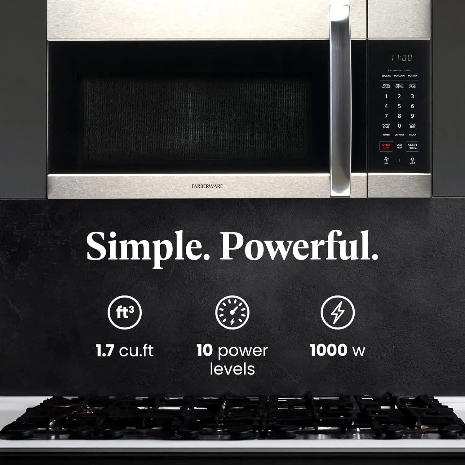 Microwave Oven with Automatic Sensor Control