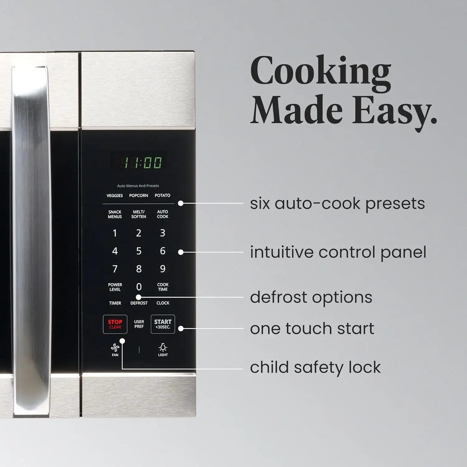 Microwave Oven with Automatic Sensor Control