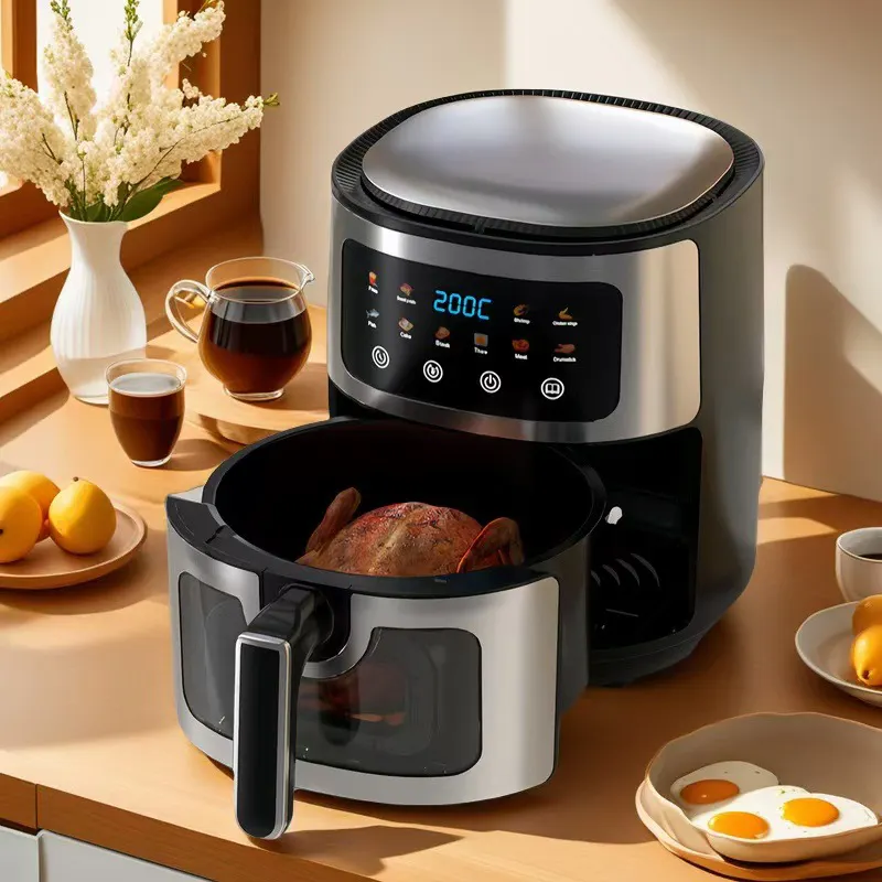 10L Multifunctional Stainless Steel Air Fryer