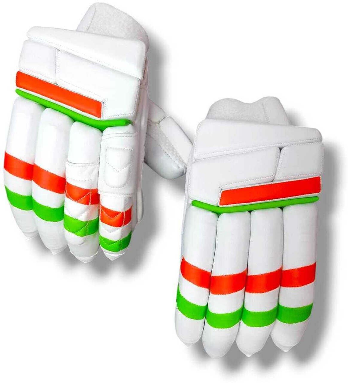 Tri Color Cricket Batting Gloves