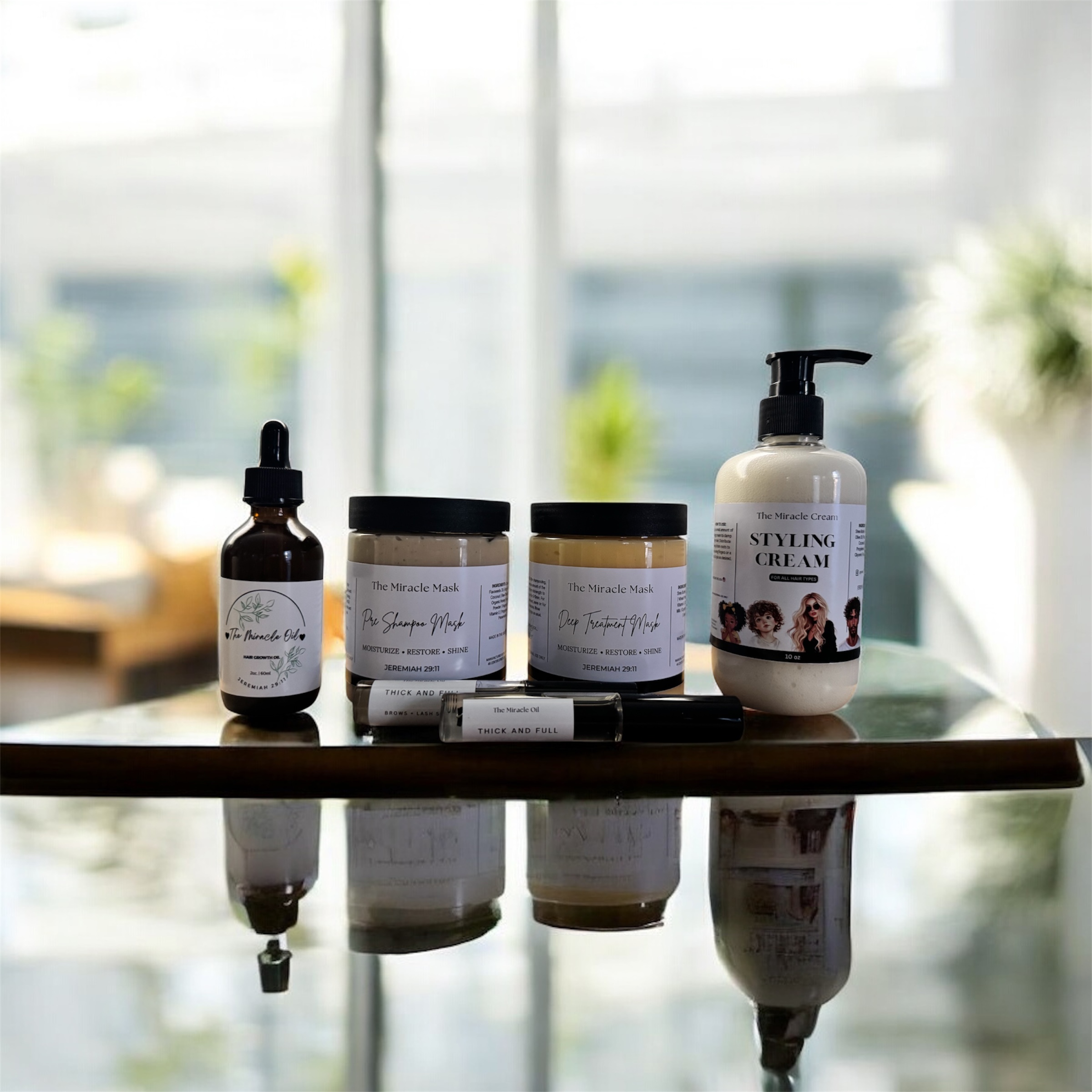 Hair & Brow Care Product Set