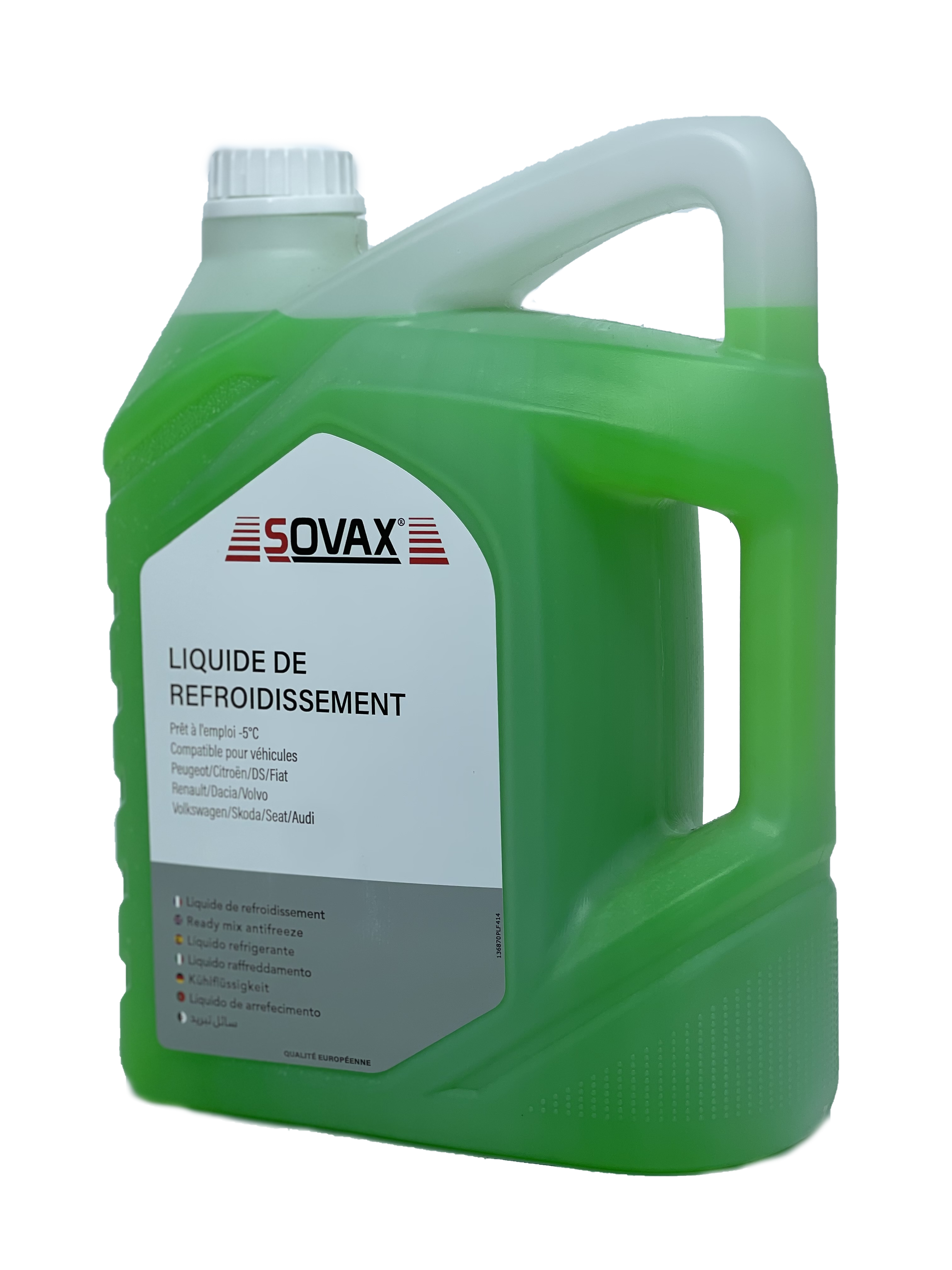 SOVAX Liquide de refroidissement -5°C (VERT , 136870PLF414)