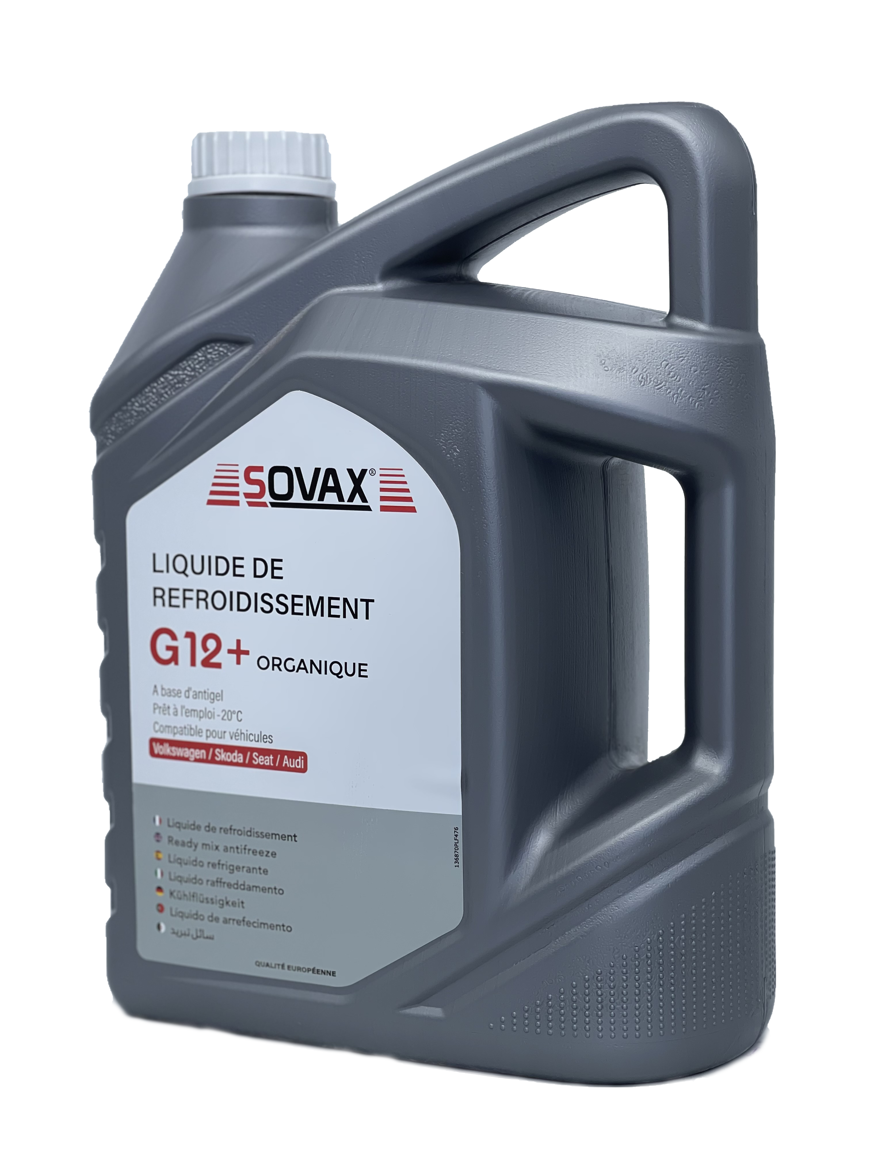 SOVAX Liquide de refroidissement G12 -20°C  (ROUGE , 136870PLF414)