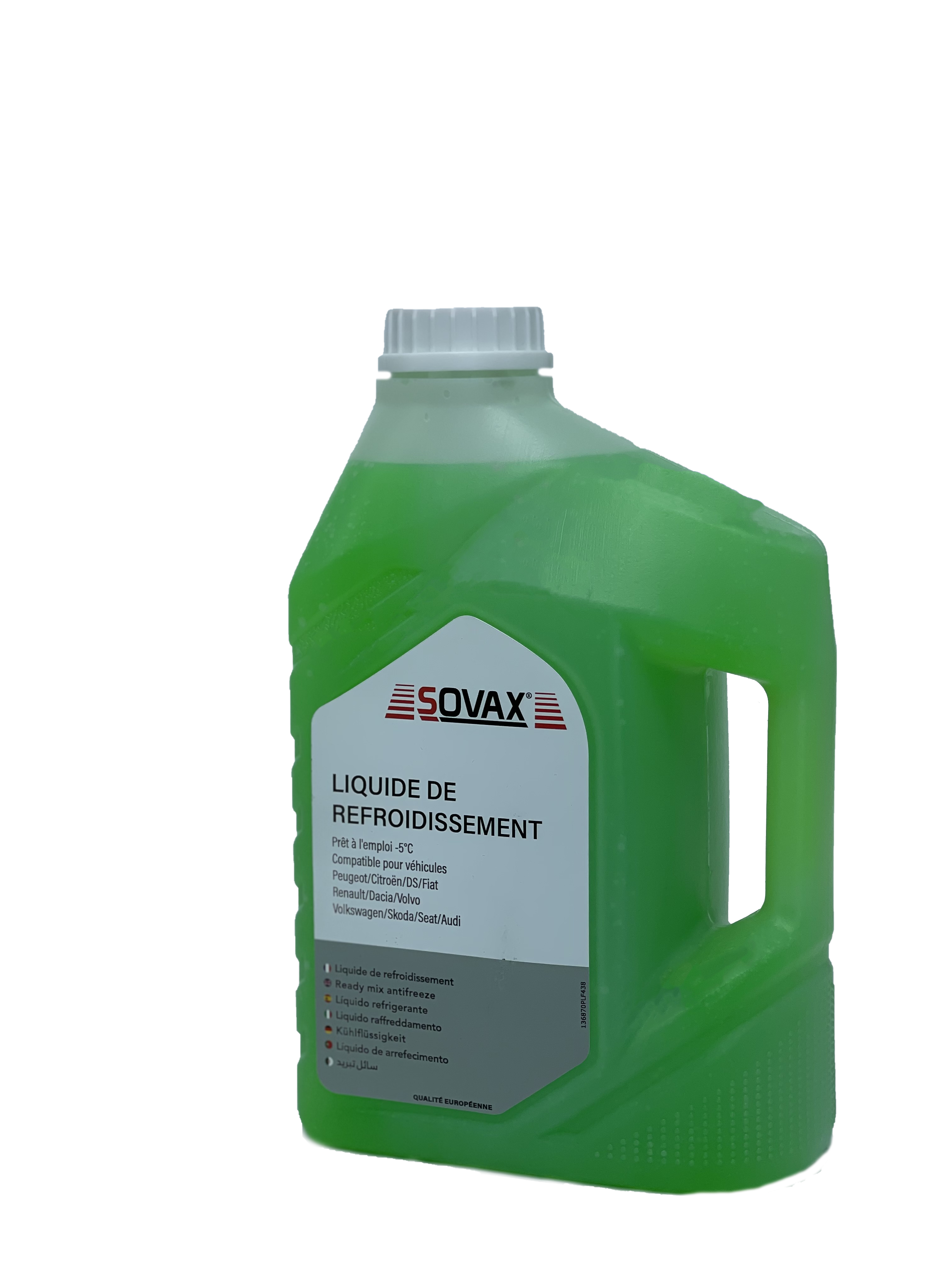 SOVAX Liquide de refroidissement -5°C (VERT , 136870PLF438)