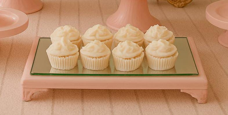 Base rectangular espejada