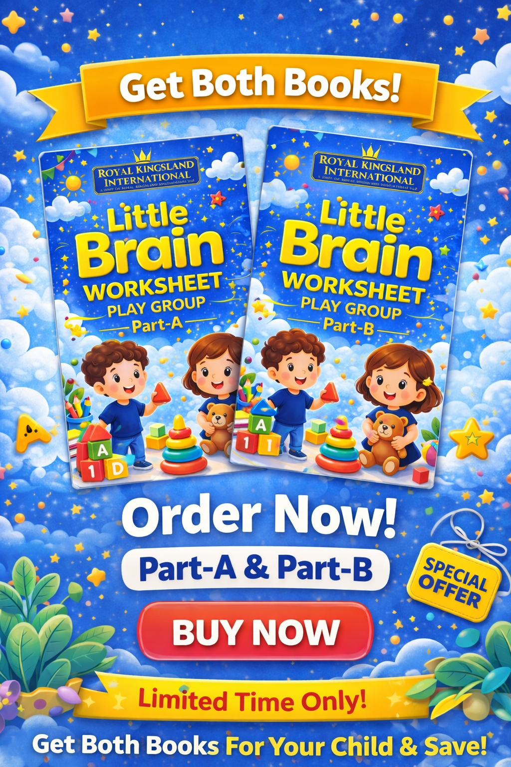 Little Brain Worksheet Play Group Set