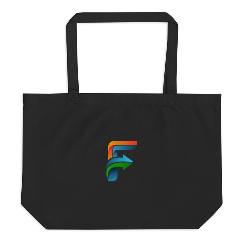 Large organic tote bag