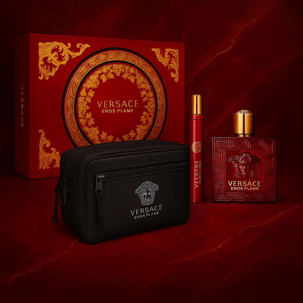 Kit Eros flame 100 ml + caneta 10 ml + necessaire