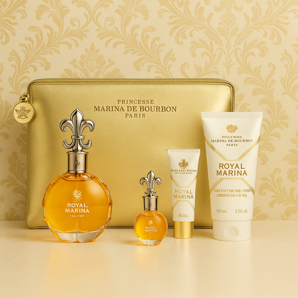 Kit: Marina Royal Diamond 100ml + Hidratante 100ml + Necessaire Exclusiva