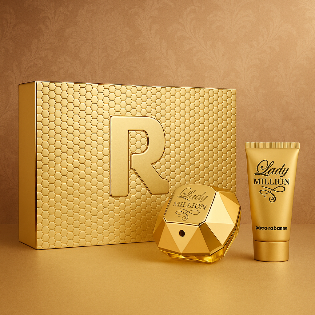 Kit: Lady Million 80ml + Hidratante