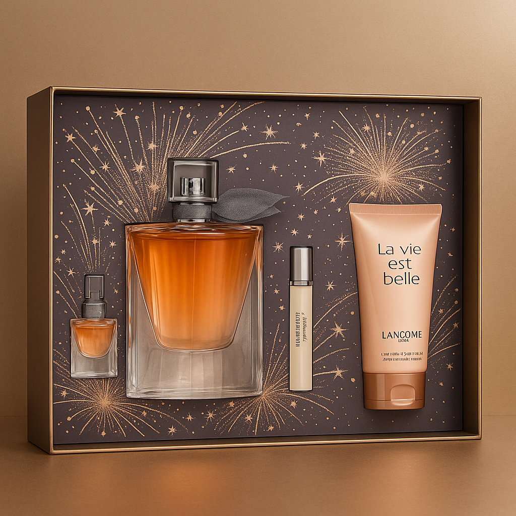 Kit: La vie est Belle 100ml + Mini 5ml + Hidratante 50ml 