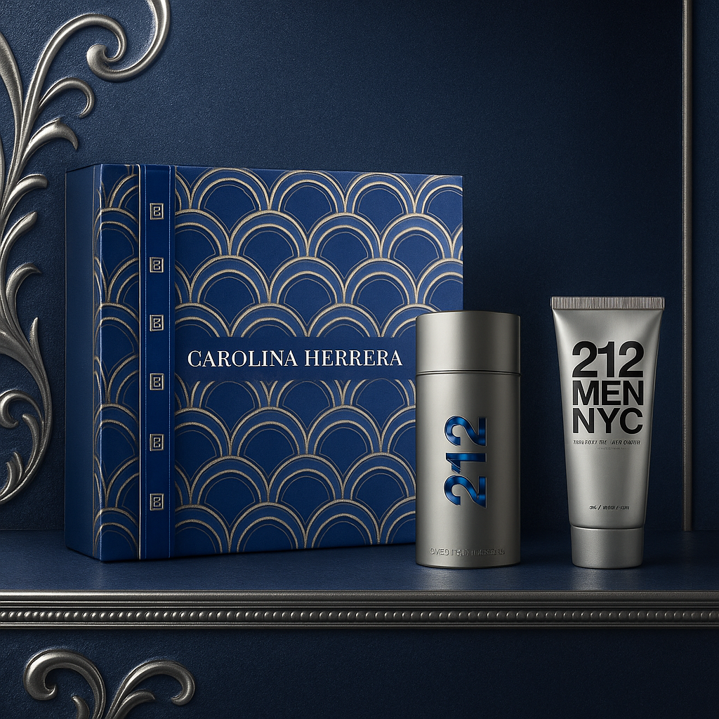 Kit: 212 Men 100ml + Gel de banho 100ml