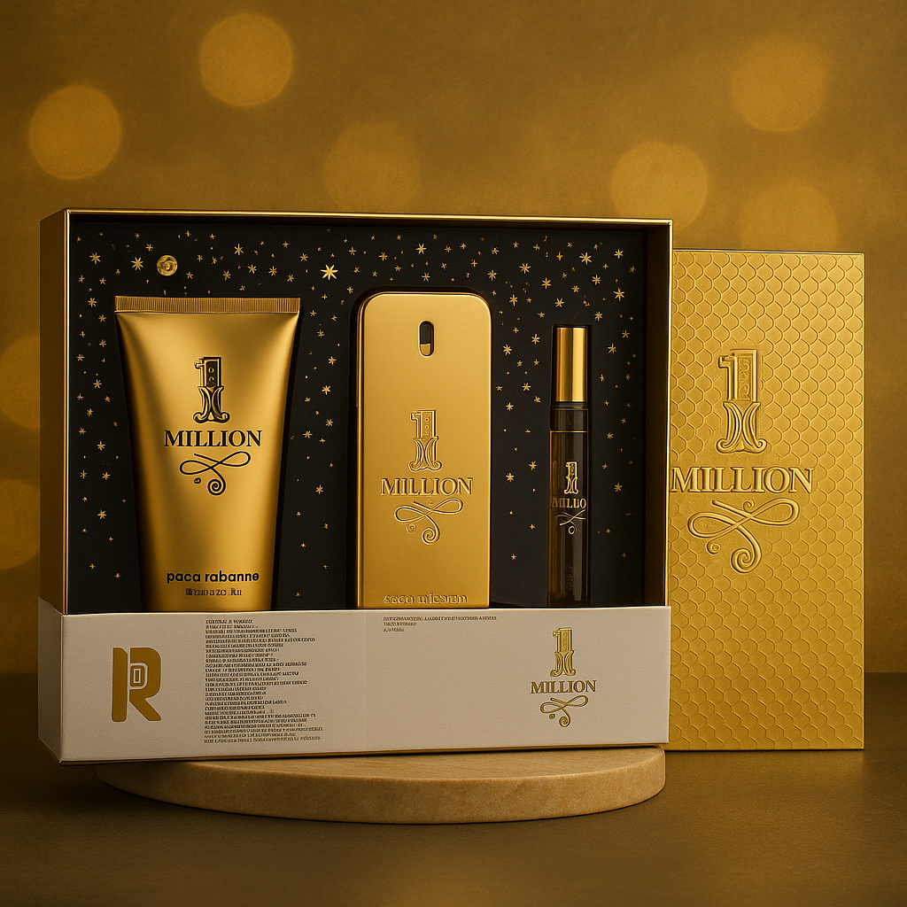 Kit: One Million 100Ml + Gel de banho 100ml + Caneta 10ml