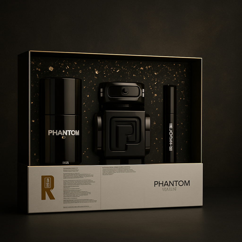 Kit phantom parfum 100 ml + desodorante 150 ml + caneta 10 ml