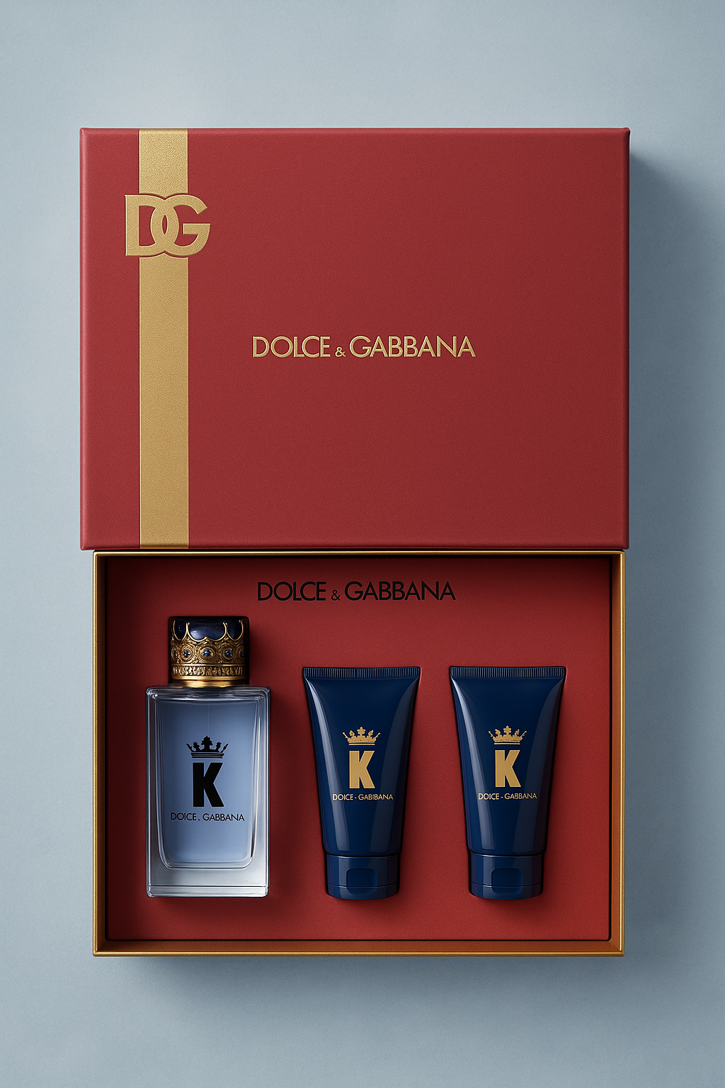Kit: Dg K 100ml + Gel de banho + Pós barba
