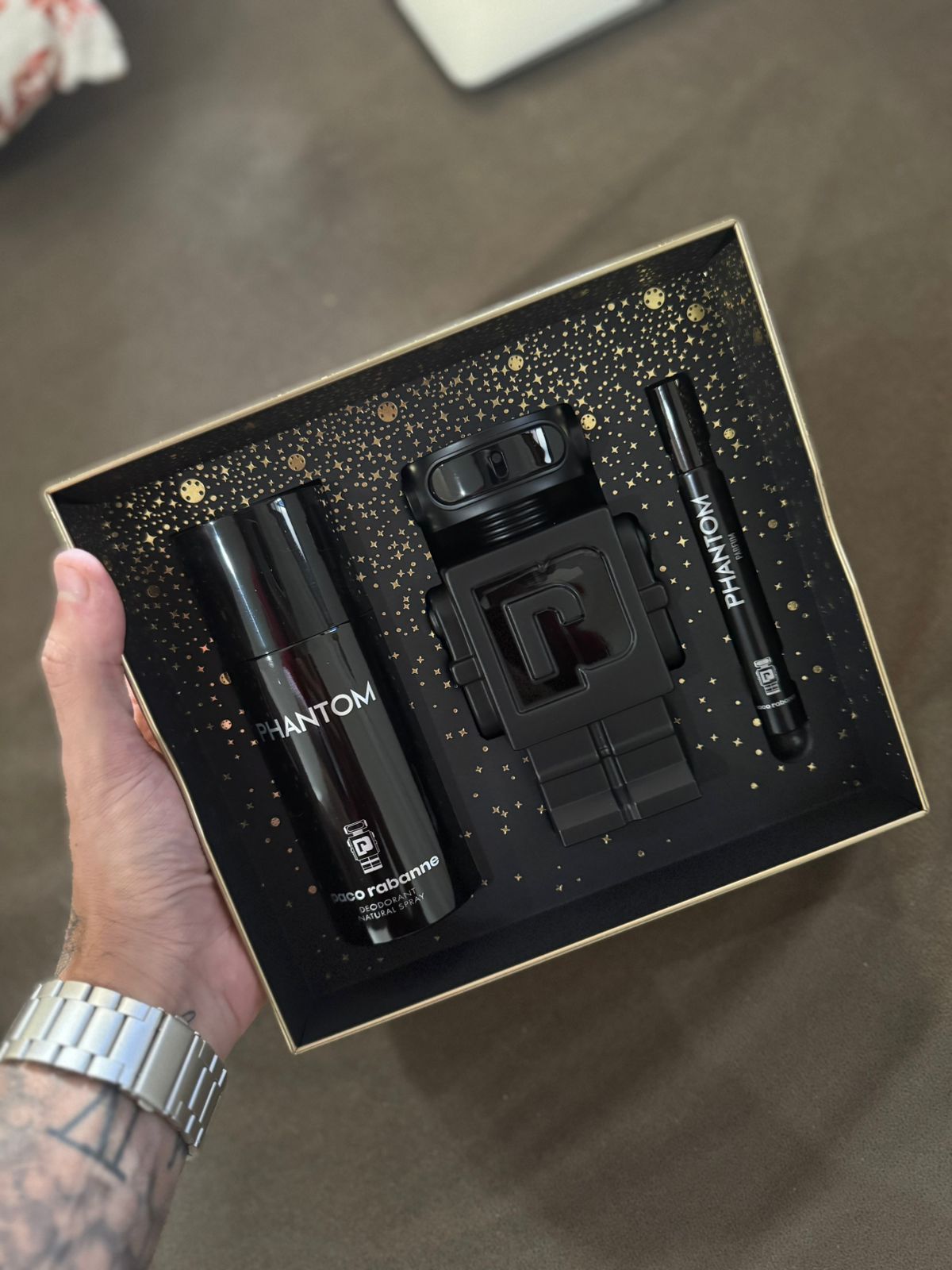 Kit phantom parfum 100 ml + desodorante 150 ml + caneta 10 ml 