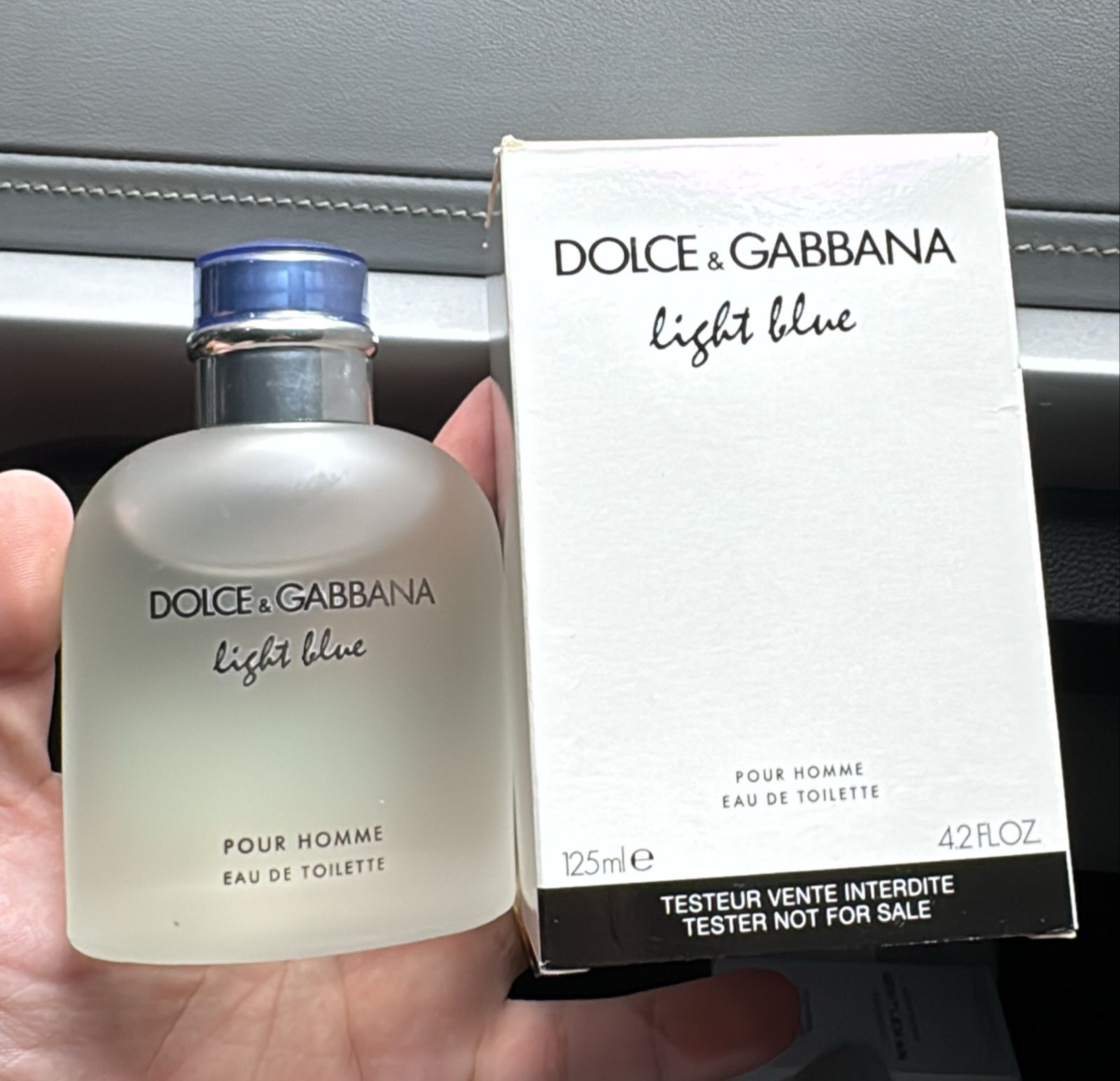 Tester: Dg light blue men 125ml
