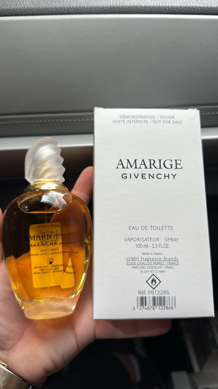 Tester: Amarige 100ml 