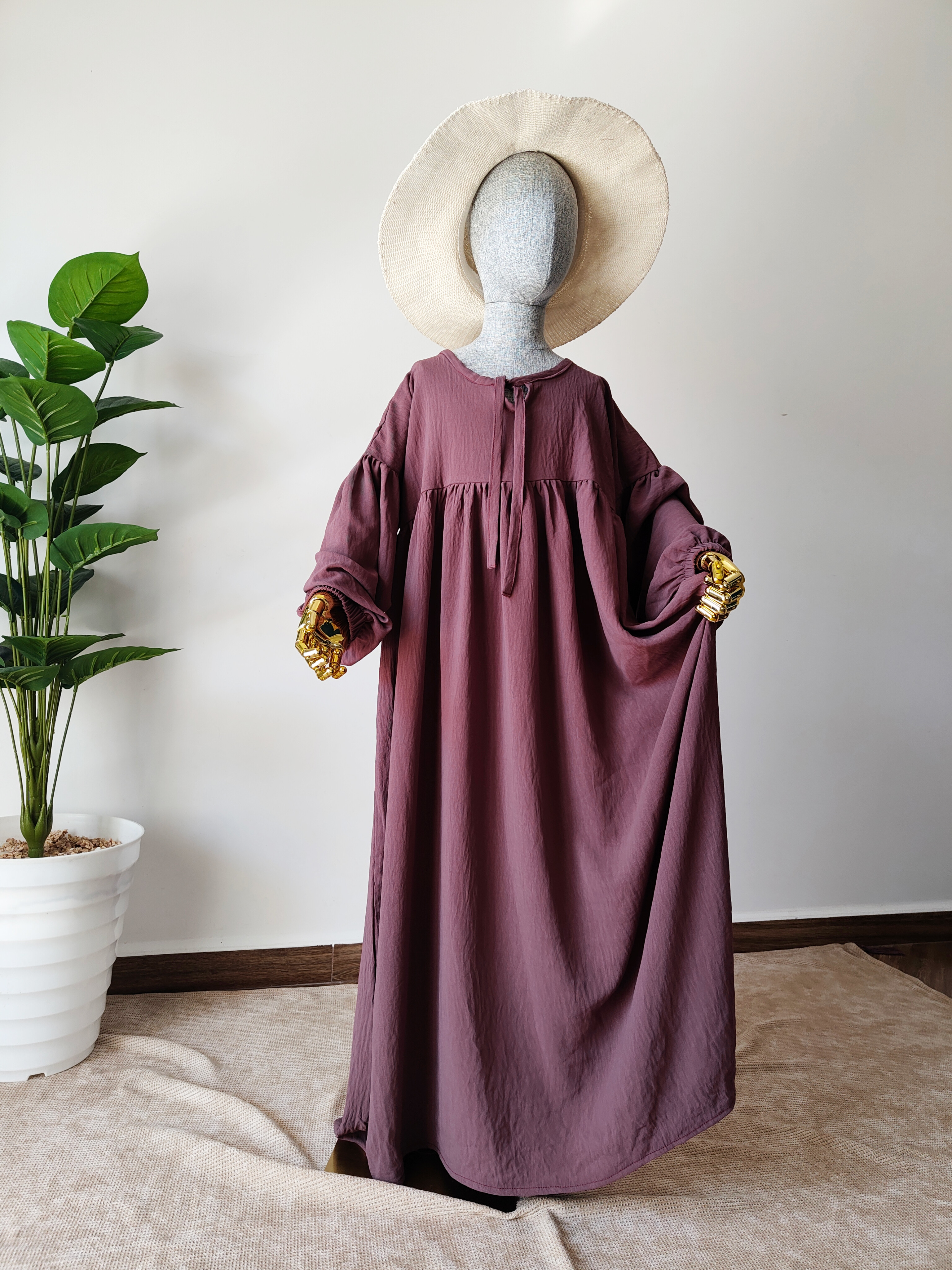 LINA - ( حجاب ) Abaya fille fluide et confortable