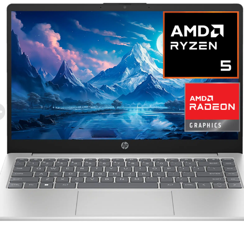 Laptop Hp 14-em0026la Ryzen 5 7520u Ram 16gb Ssd512gb 14″ Hdmi Usb-c 2usb-a Freedos Silver
