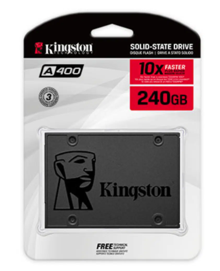 Disco Solido 240gb Kingston Sa400s37 2.5″ Sata 10x Faster