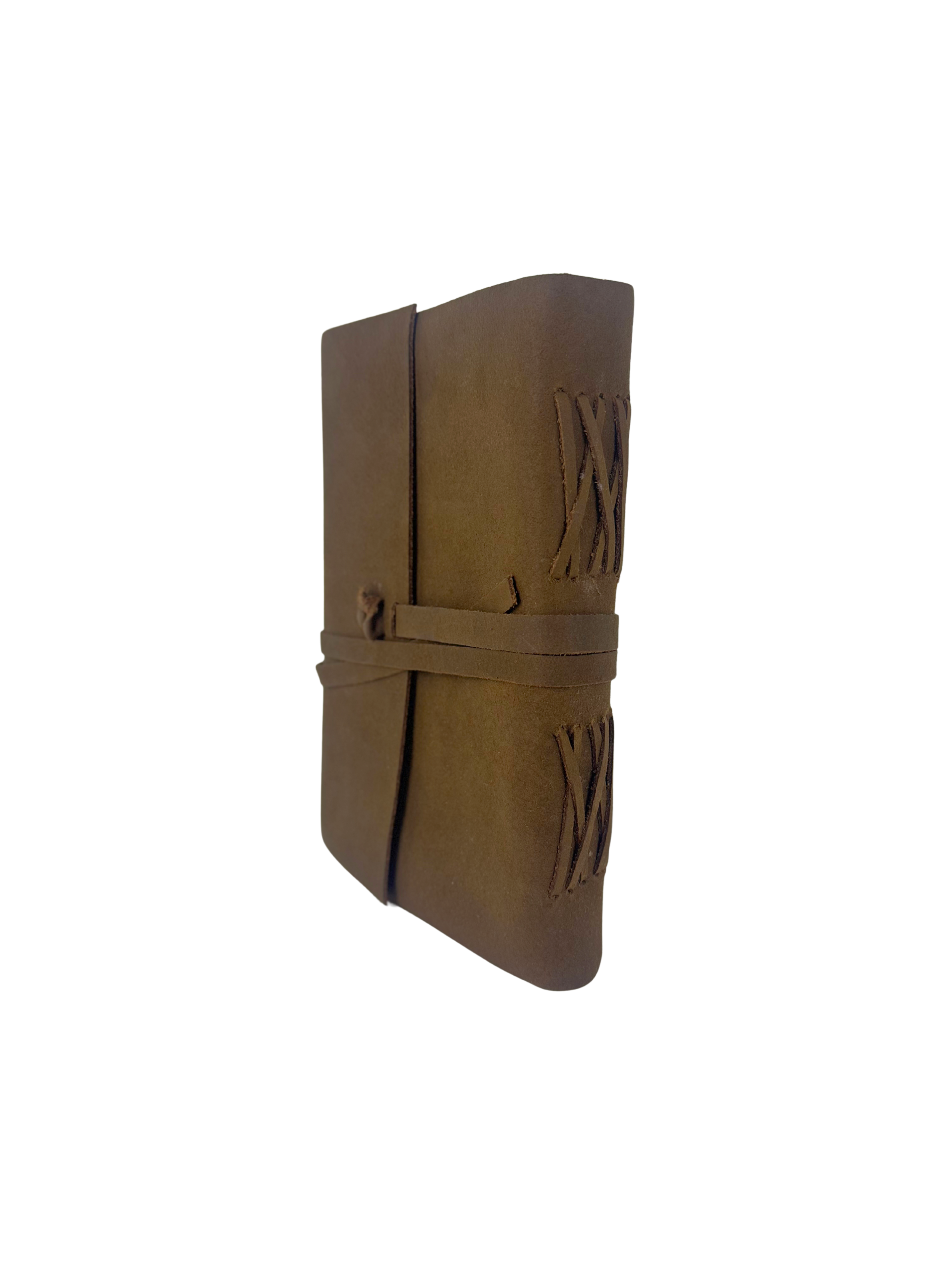 CARNET EN CUIR CHAMOIS