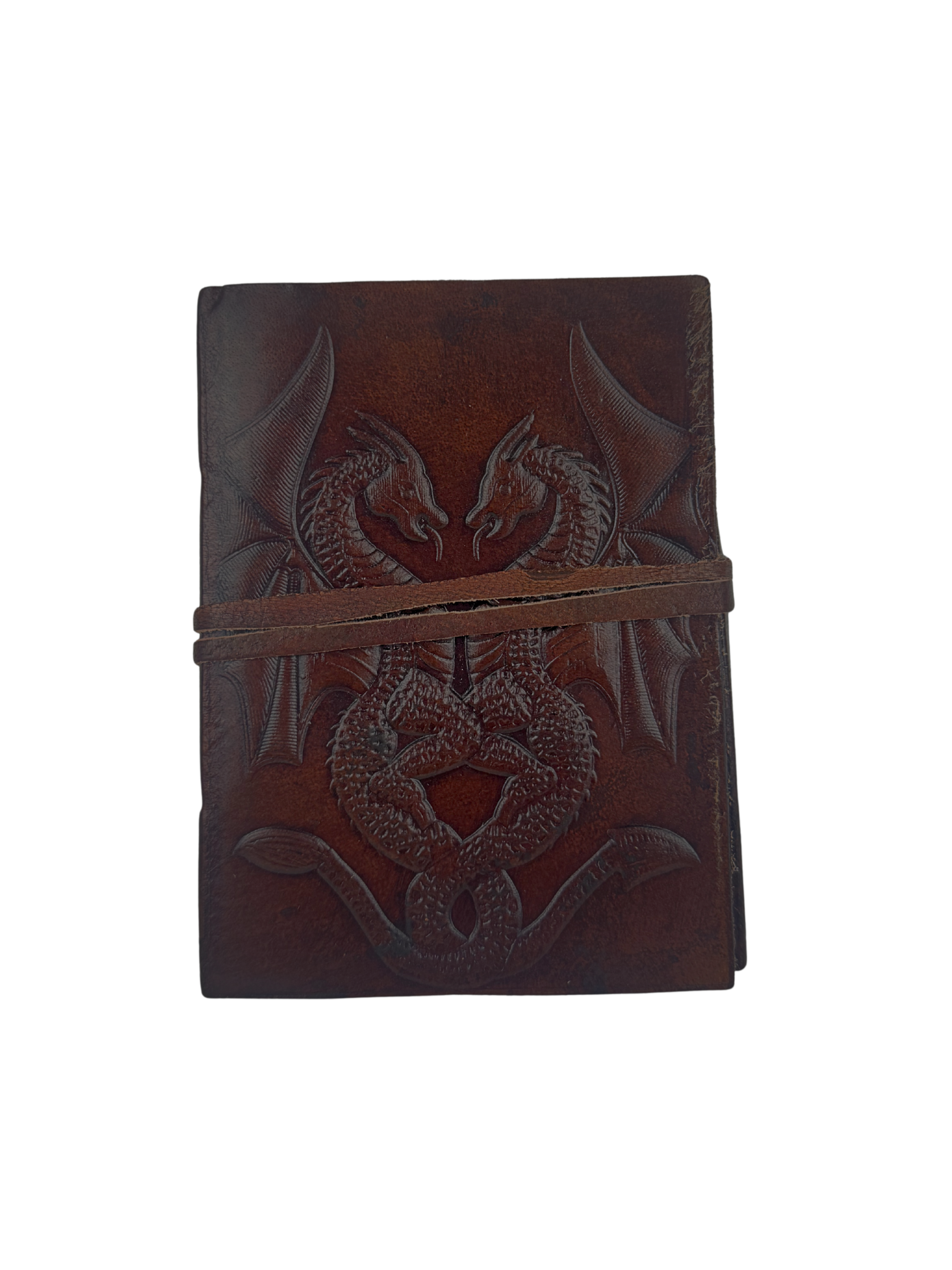PETIT CARNET DRAGONS MARRON
