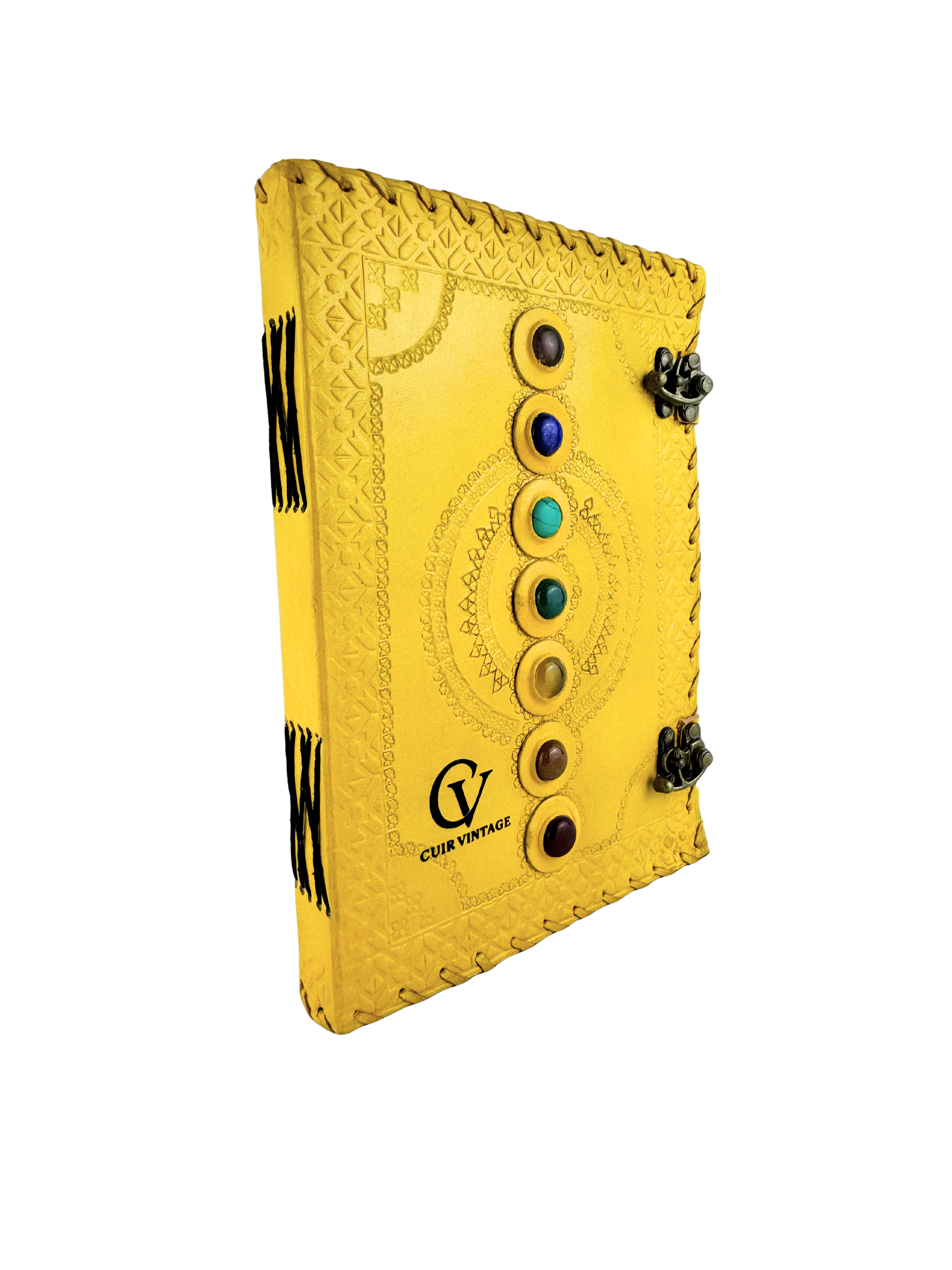 CARNET 7 CHAKRAS JAUNE