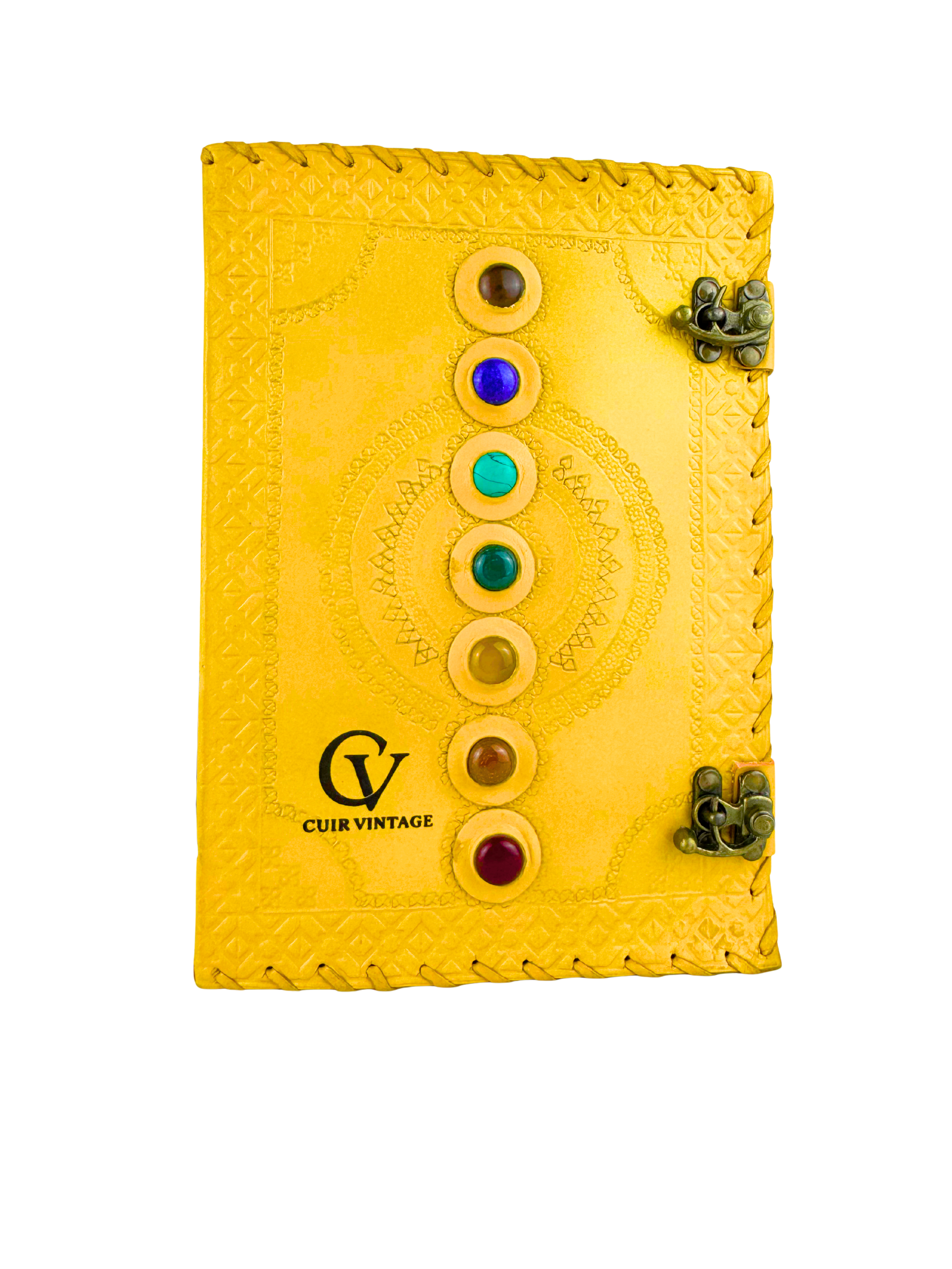 CARNET 7 CHAKRAS JAUNE