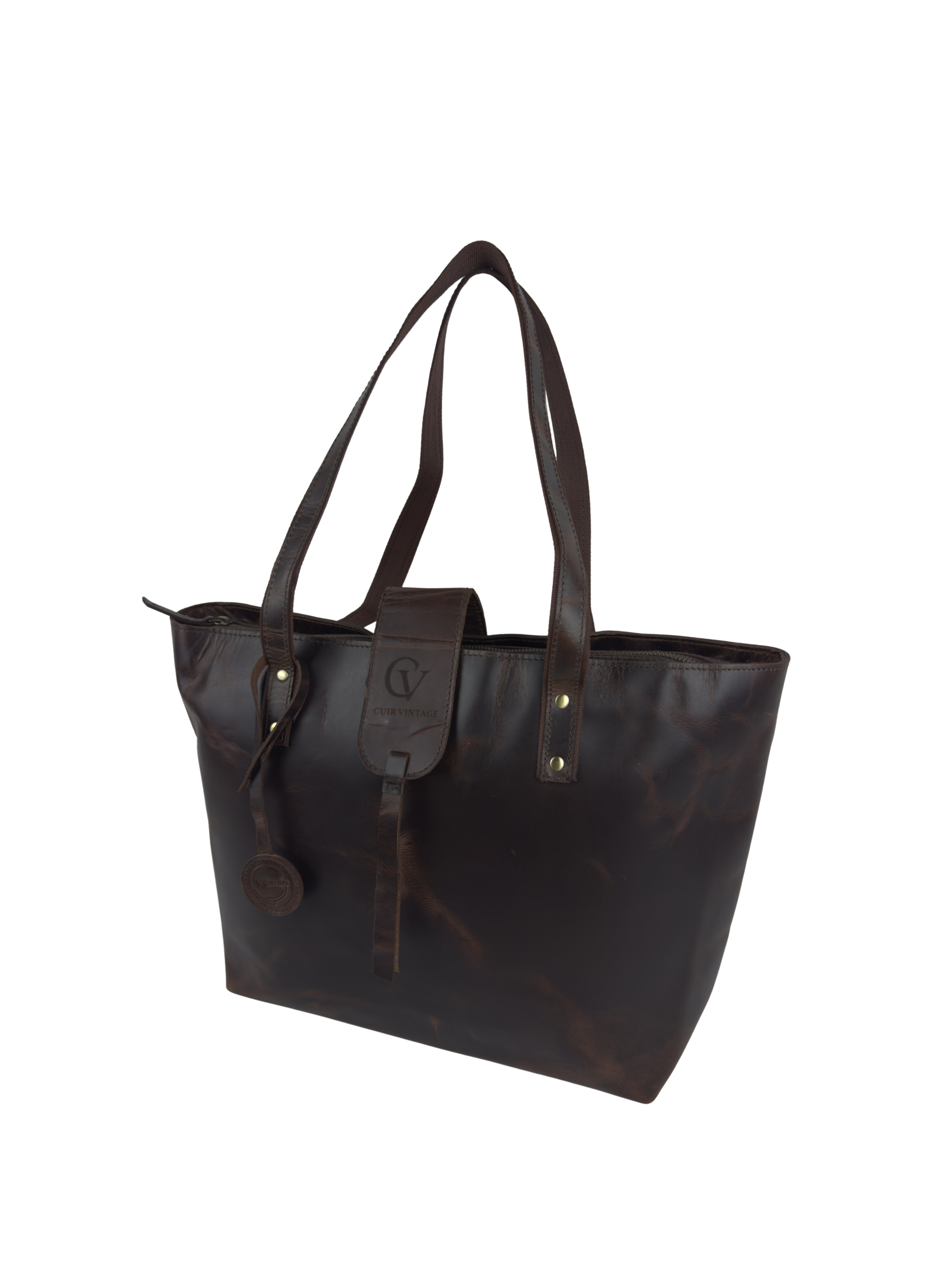 SAC CABAS EN CUIR DE BUFFLE