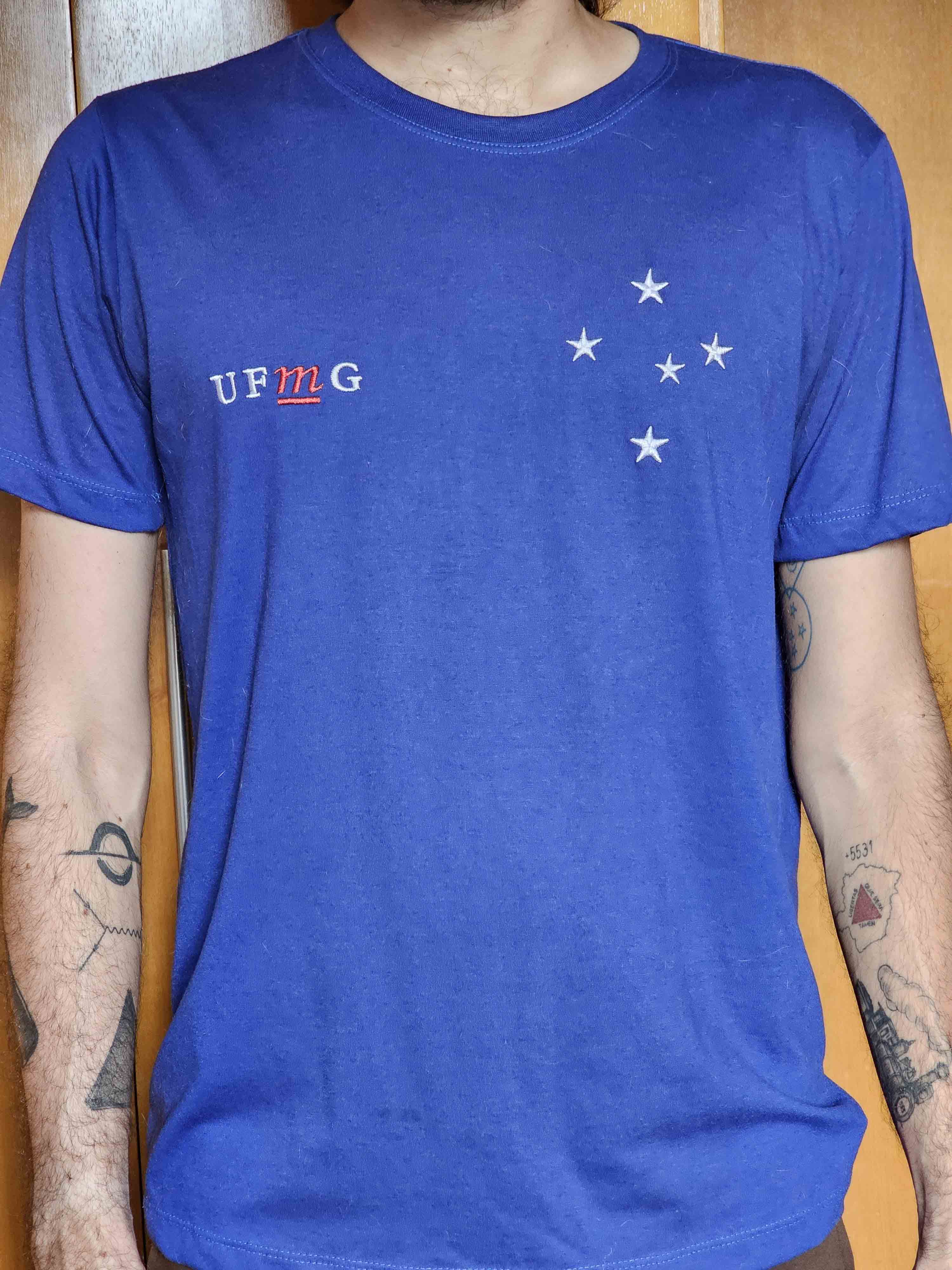 Camisa Azul Cruzeiro UFMG