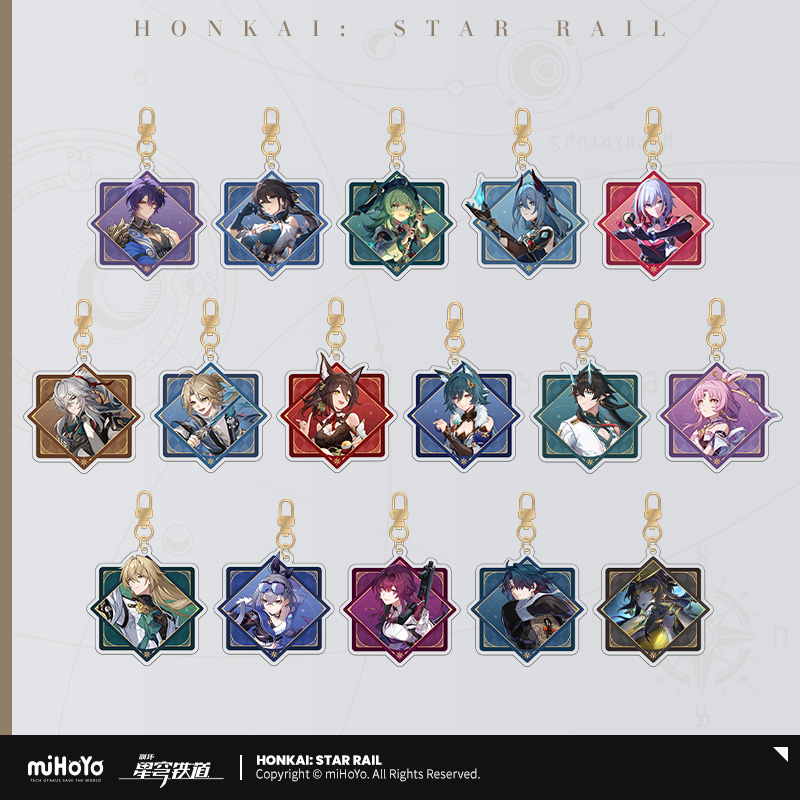Interstellar Travel Series Acrylic Keychain