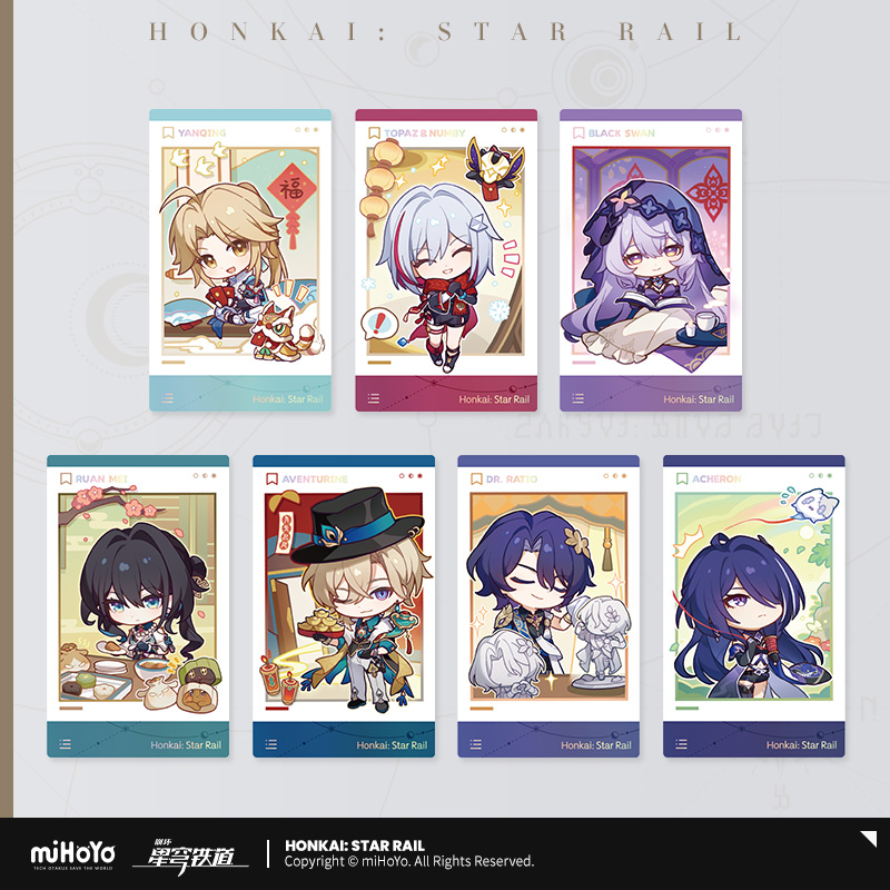 Lunar New Year Series Chibi Card Set