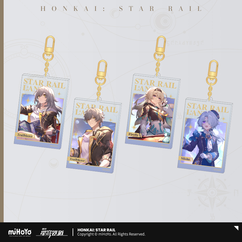 Star Rail Land Series Acrylic Keychain