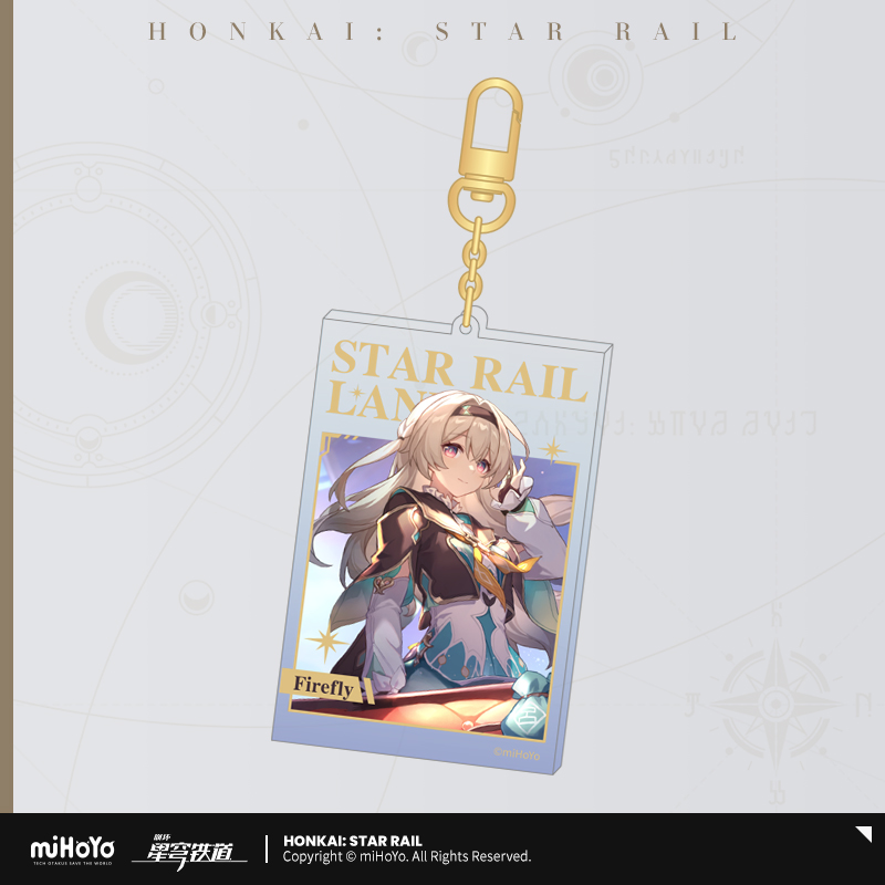 Star Rail Land Series Acrylic Keychain