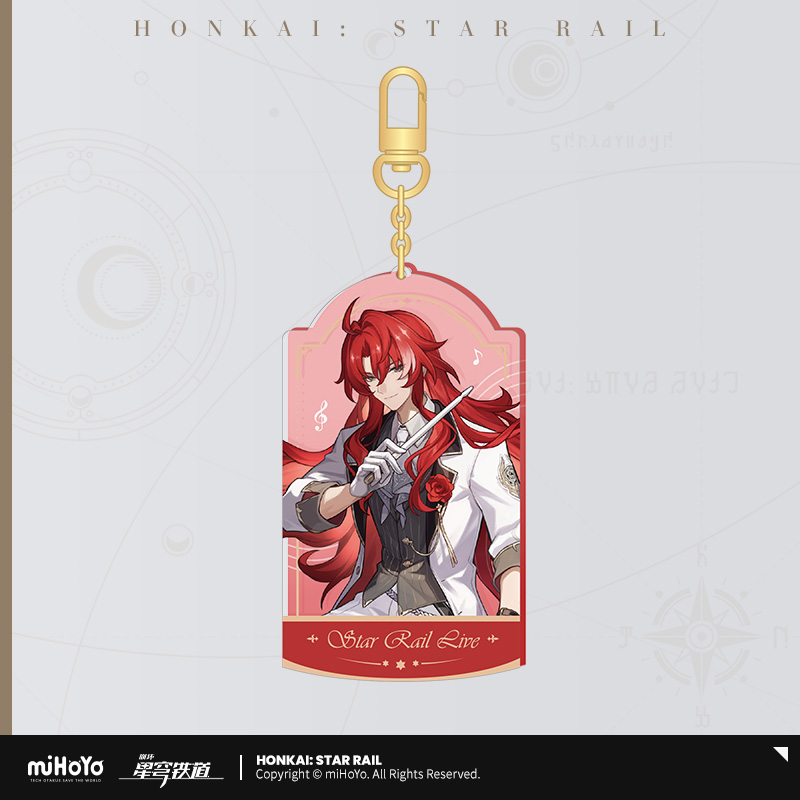 Star Rail LIVE Series Acrylic Keychain