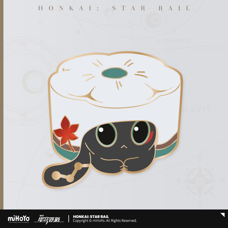 Delicious Bean Cake Metal Badge